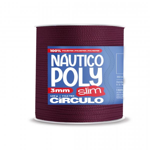 FIO NAUTICO POLY SLIM 3MM - COR 3862 UVA PASSA